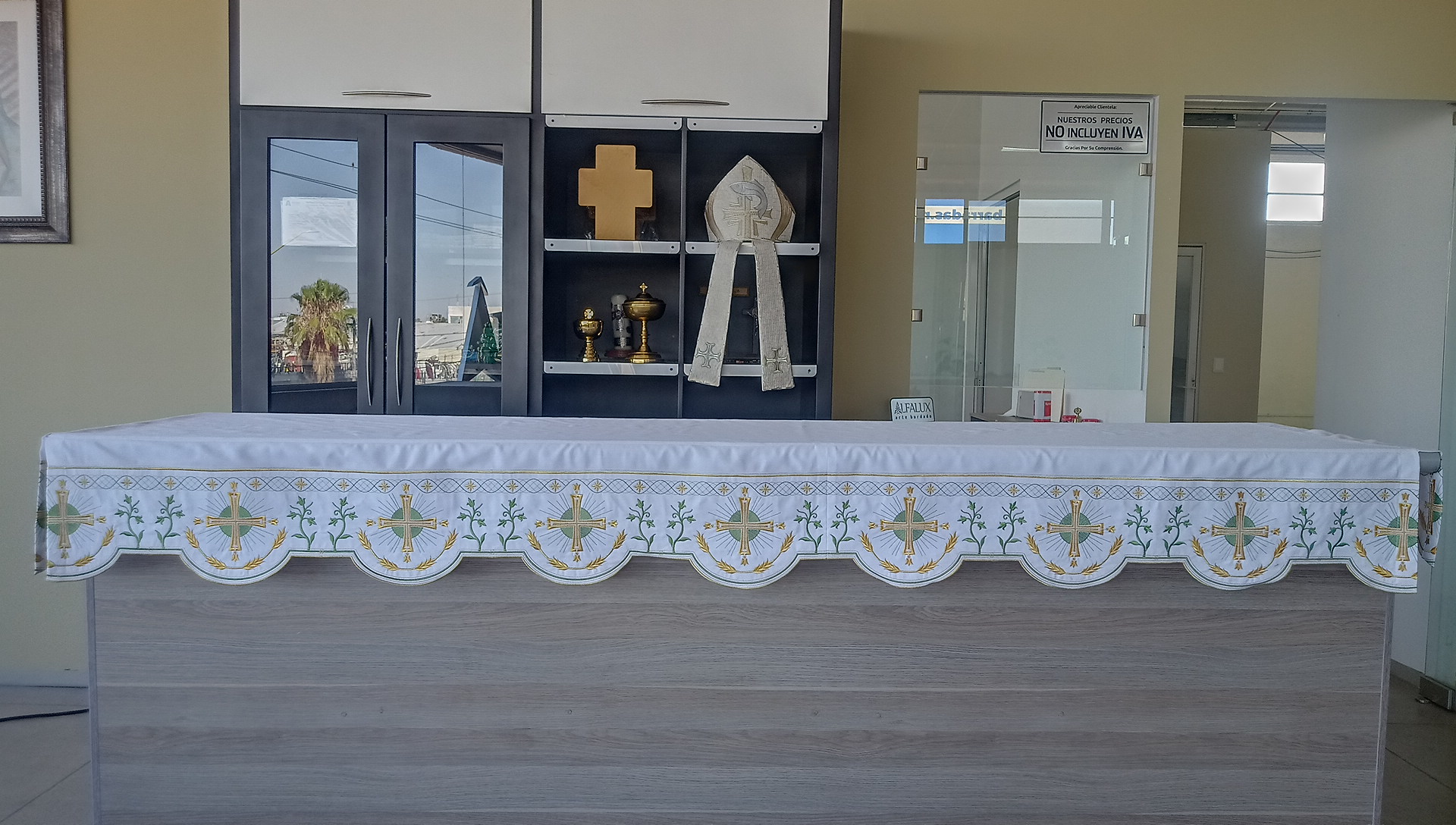 101 JARDIN RADIANTE Mantel blanco verde 51